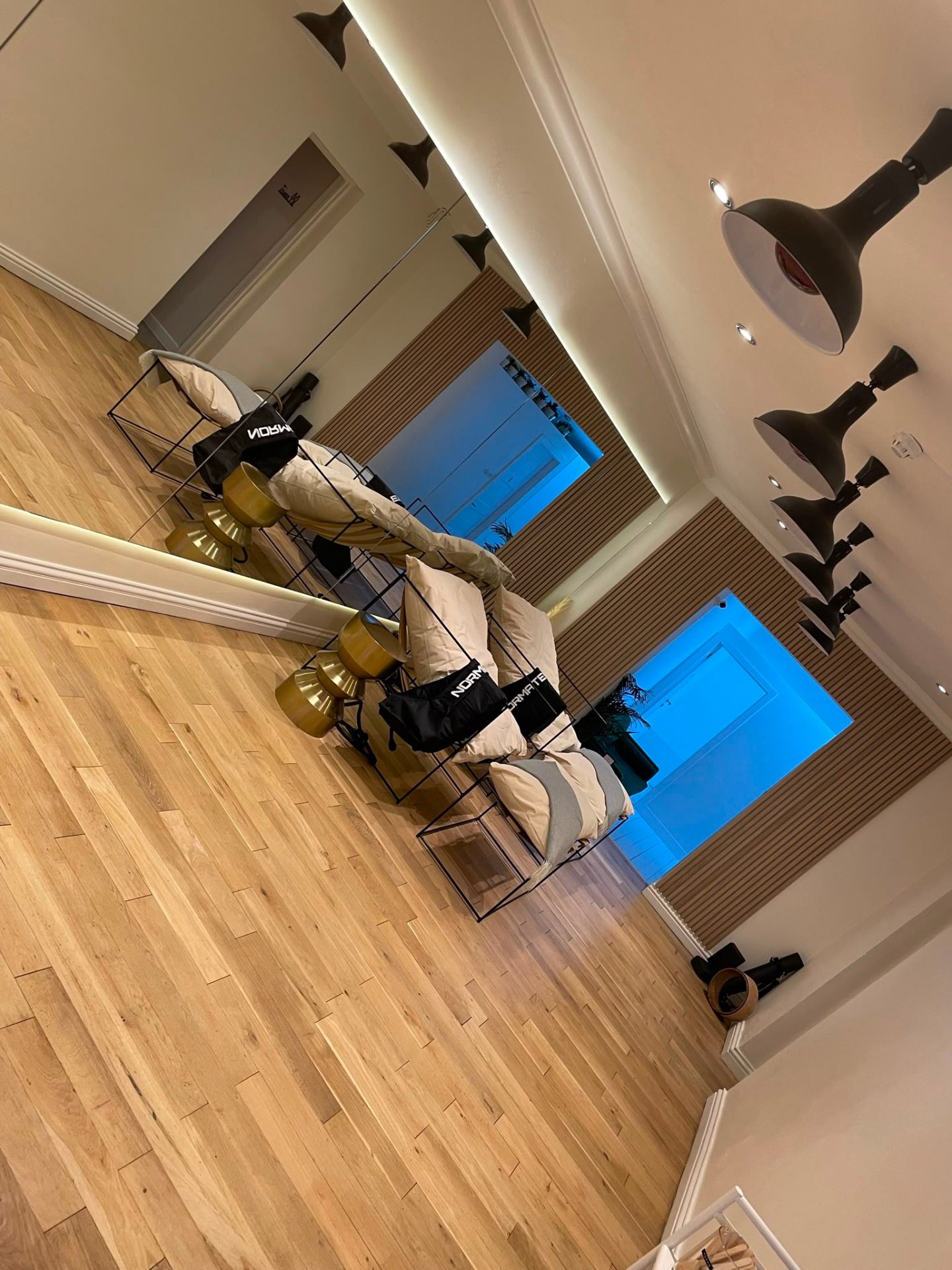 Open-plan rear extension interior fit-out by MG Timber