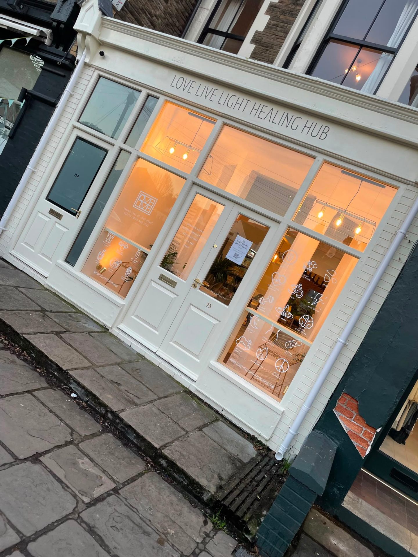 New-build extension shopfront exterior by MG Timber